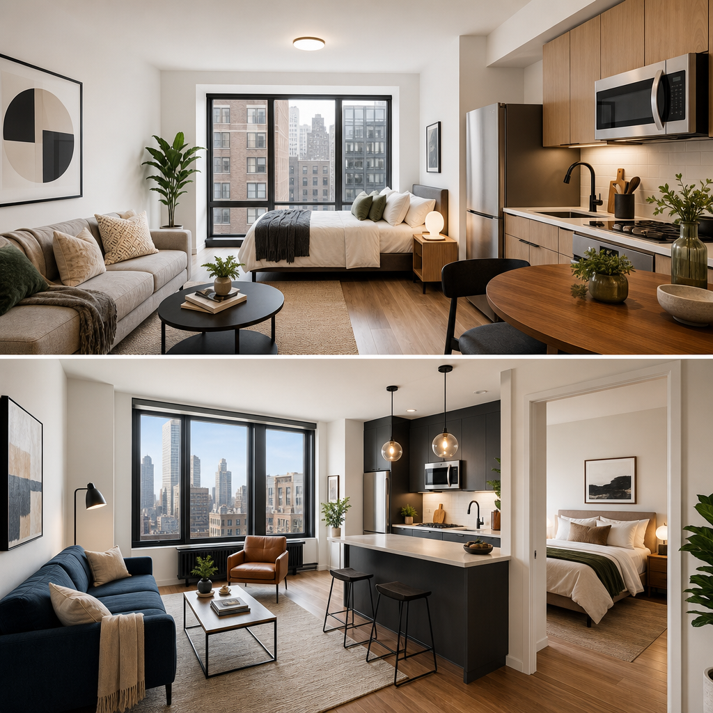 Studio vs. One-Bedroom Apartments in New York City